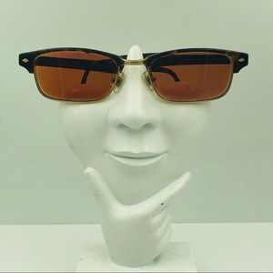 Lucky Brand Tortoise Gold Oval Sunglasses Frames